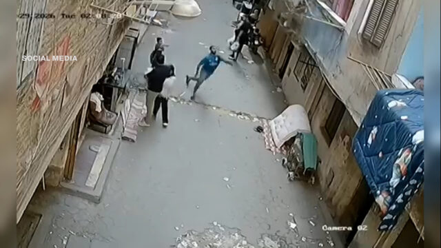 بطل مصري ينقذ طفلاً سقط من شرفة في اللحظة الأخيرة