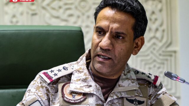 “التحالف” يعلن اعتراض وتدمير صاروخ باليستي شمال الرياض