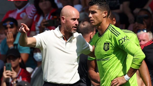 تين هاغ يتهم رونالدو بخذلان مانشستر يونايتد وتراجع المجهود البدني