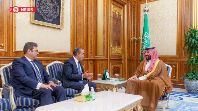 ولي العهد السعودي يتسلم رسالة خطية من السيسي إلى الملك سلمان