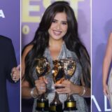 ياسمين عبد العزيز ومصطفى شعبان وكريم فهمي وهنا الزاهد من بينهم … النجوم في حفل جوائز The best