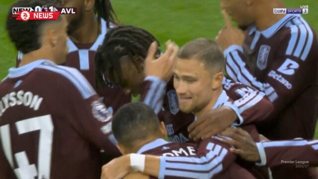 اهداف مباراة استون فيلا ونيوكاسل يونايتد في الدوري الانجليزي