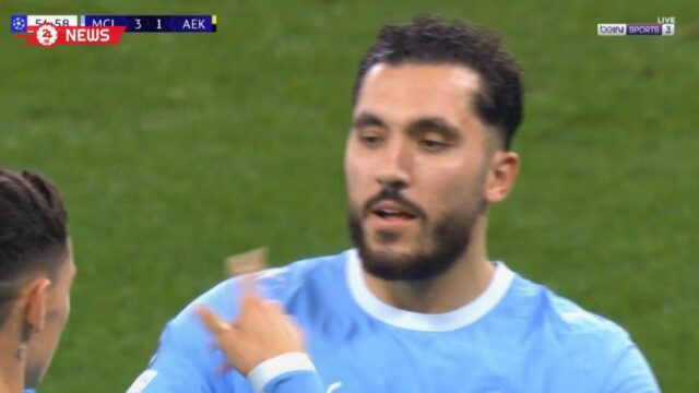 هدف ريان شرقي الرائع في مرمي ايك اثينا بدوري ابطال اوروبا