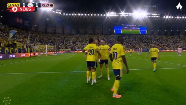 اهداف مباراة النصر والخلود في الدوري السعودي