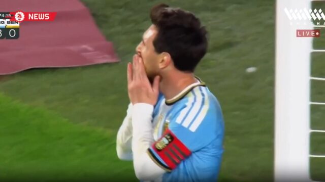 بطريقة غريبة ميسي يهدر هدف محقق امام بنين