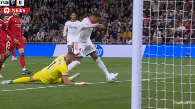 هدف مبابي الاول الرائع في مرمي اشبيلية بالدوري الاسباني