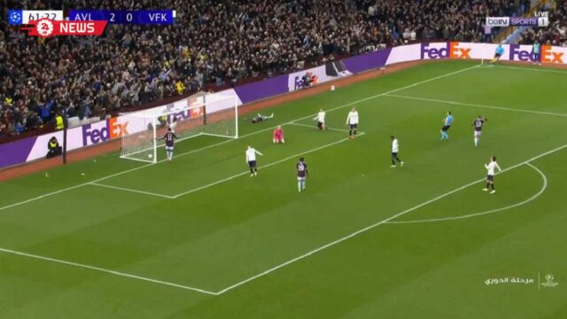أهداف مباراة أستون فيلا وفايكينج في دوري أبطال أوروبا (3-1)