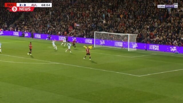 اهداف مباراة استون فيلا وبورنموث (0-3) كأس رابطة الدوري الانجليزي