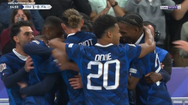 اهداف مباراة فرنسا وايطاليا في دوري الامم الاوروبية