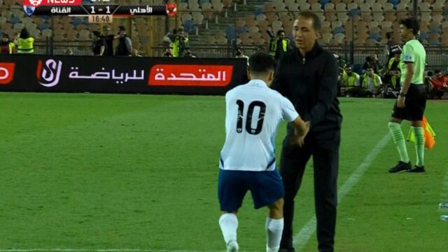 هدف تعادل القناة الرائع مع الاهلي (1-1) الدوري المصري