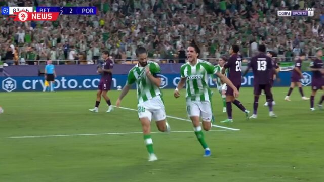 أهداف مباراة ريال بيتيس وبورتو (3-2) في دوري أبطال أوروبا