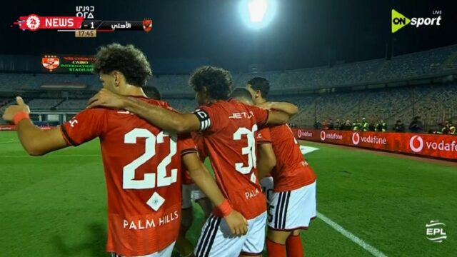 اهداف مباراة الاهلي والقناة في الدوري المصري