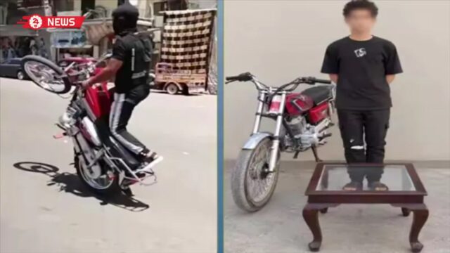 استعراض قاتل في شوارع الشرقية، سقوط قائد دراجة نارية عرض حياة المواطنين للخطر (فيديو)