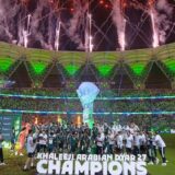 مراسم تتويج السعودية بطلاً لكأس الخليج