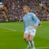 هدف هالاند في مرمي ليفربول بالدوري الانجليزي