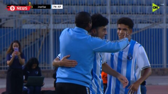 هدف بيراميدز الثالث في مرمي القناة بكأس الرابطة المصرية