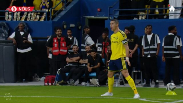 هدف رونالدو في مرمي الدرعية بالدوري السعودي